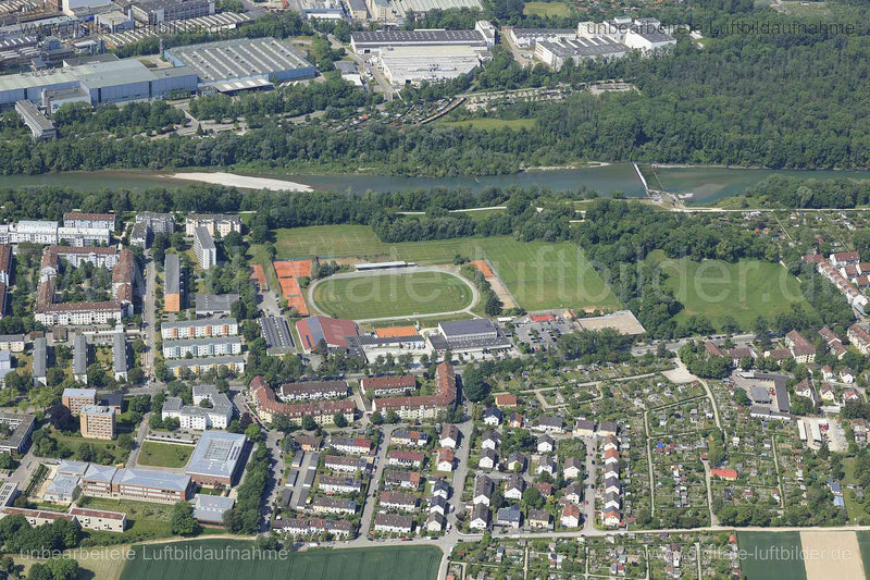 Luftaufnahme Sportgelände TSG 1885 Augsburg in Augsburg | Schwaben, Bayern