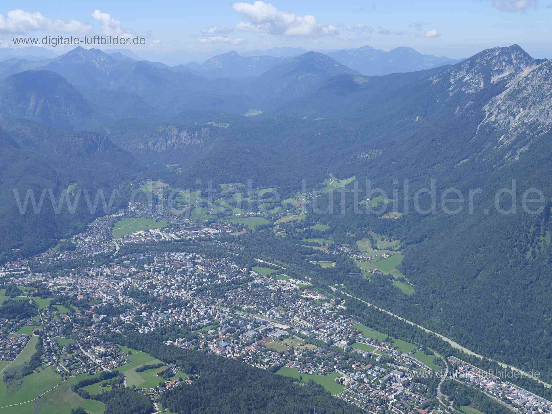 Luftaufnahme Bad Reichenhall in Bad Reichenhall | Oberbayern, Bayern