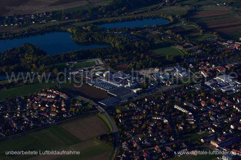 Luftaufnahme Altmainsee bei Mönchshof in Bad Staffelstein | Oberfranken, Bayern