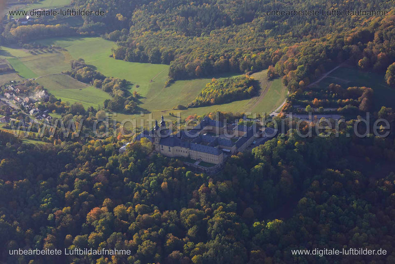 Luftaufnahme Kloster Banz in Bad Staffelstein | Oberfranken, Bayern
