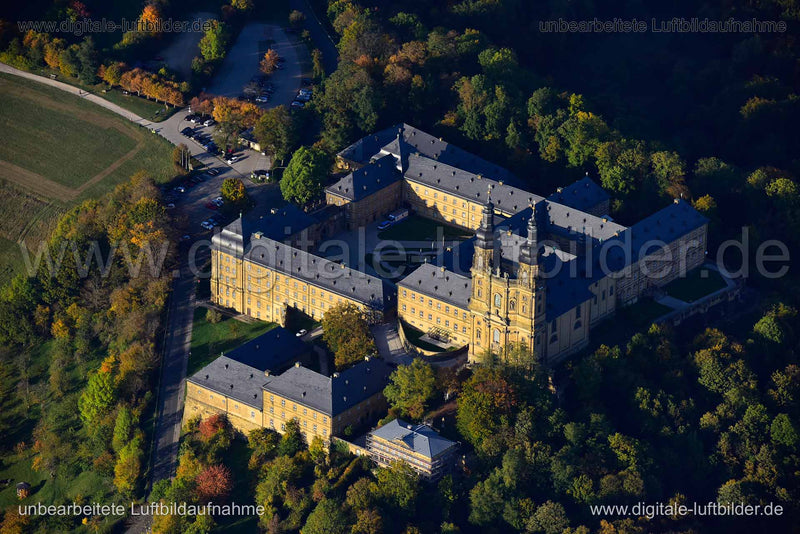 Luftaufnahme Kloster Banz in Bad Staffelstein | Oberfranken, Bayern