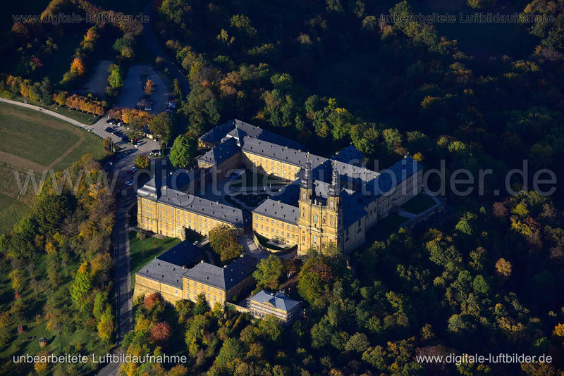 Luftaufnahme Kloster Banz in Bad Staffelstein | Oberfranken, Bayern