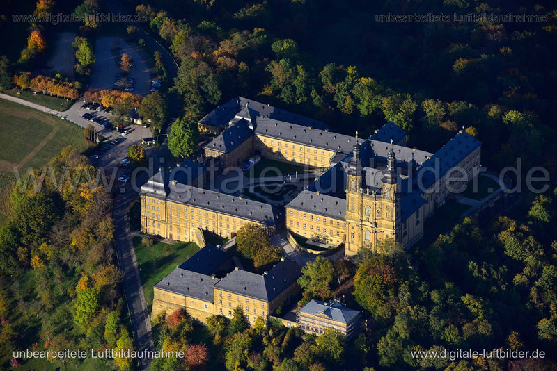 Luftaufnahme Kloster Banz in Bad Staffelstein | Oberfranken, Bayern
