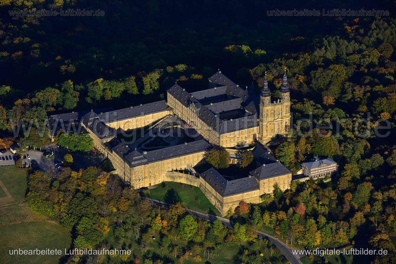 Luftaufnahme Kloster Banz in Bad Staffelstein | Oberfranken, Bayern