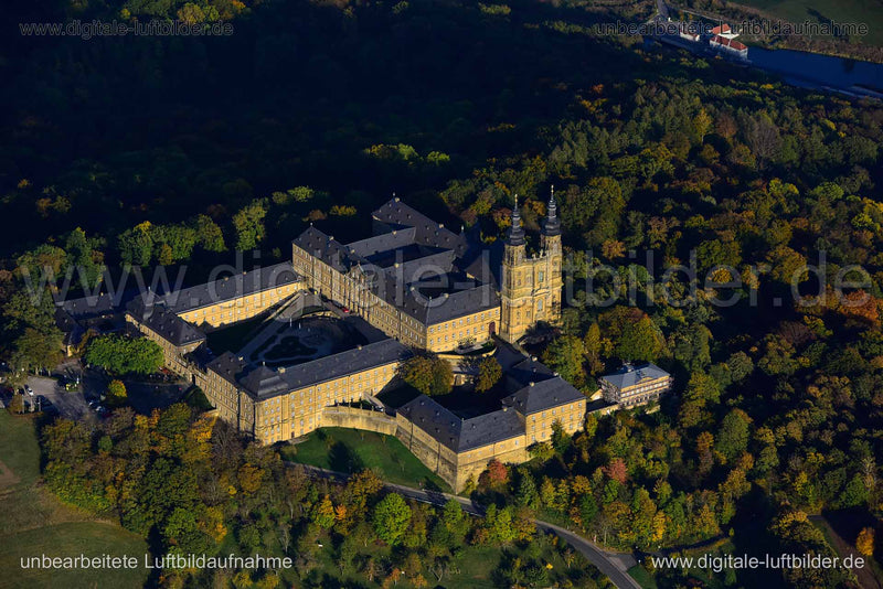 Luftaufnahme Kloster Banz in Bad Staffelstein | Oberfranken, Bayern
