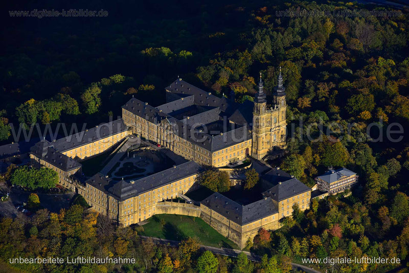Luftaufnahme Kloster Banz in Bad Staffelstein | Oberfranken, Bayern