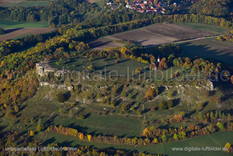 Luftaufnahme Staffelberg in Bad Staffelstein | Oberfranken, Bayern