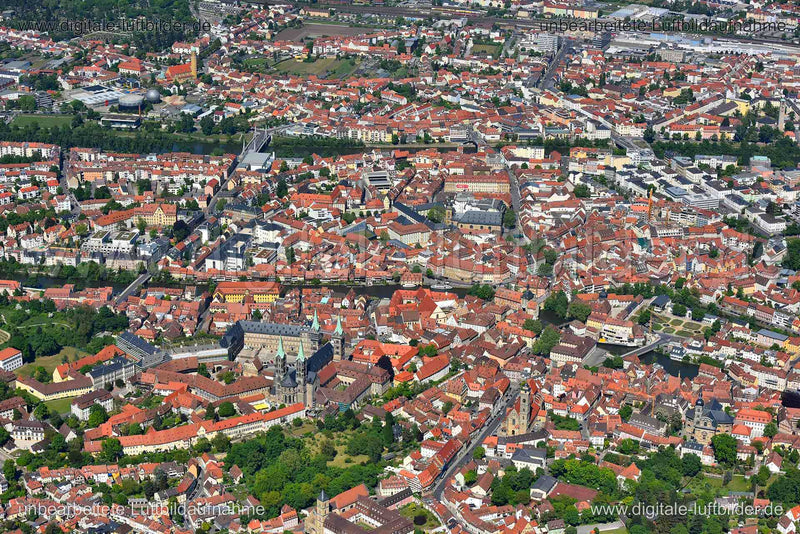 Luftaufnahme Bamberg in Bamberg | Oberfranken, Bayern