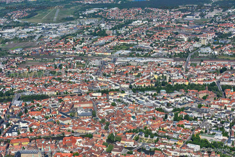 Luftaufnahme Bamberg in Bamberg | Oberfranken, Bayern