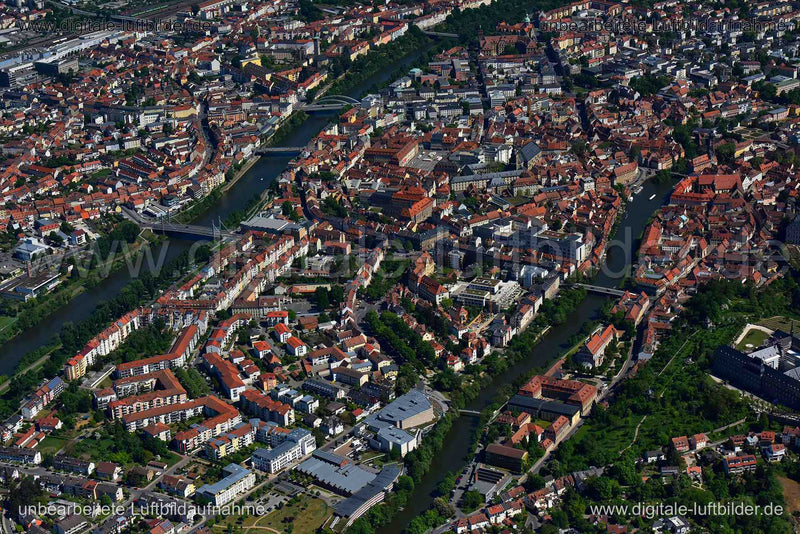Luftaufnahme Bamberg in Bamberg | Oberfranken, Bayern