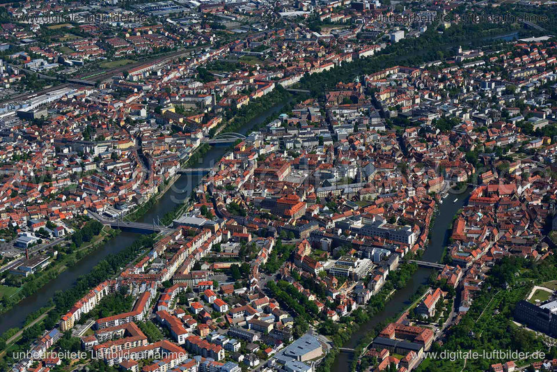 Luftaufnahme Bamberg in Bamberg | Oberfranken, Bayern