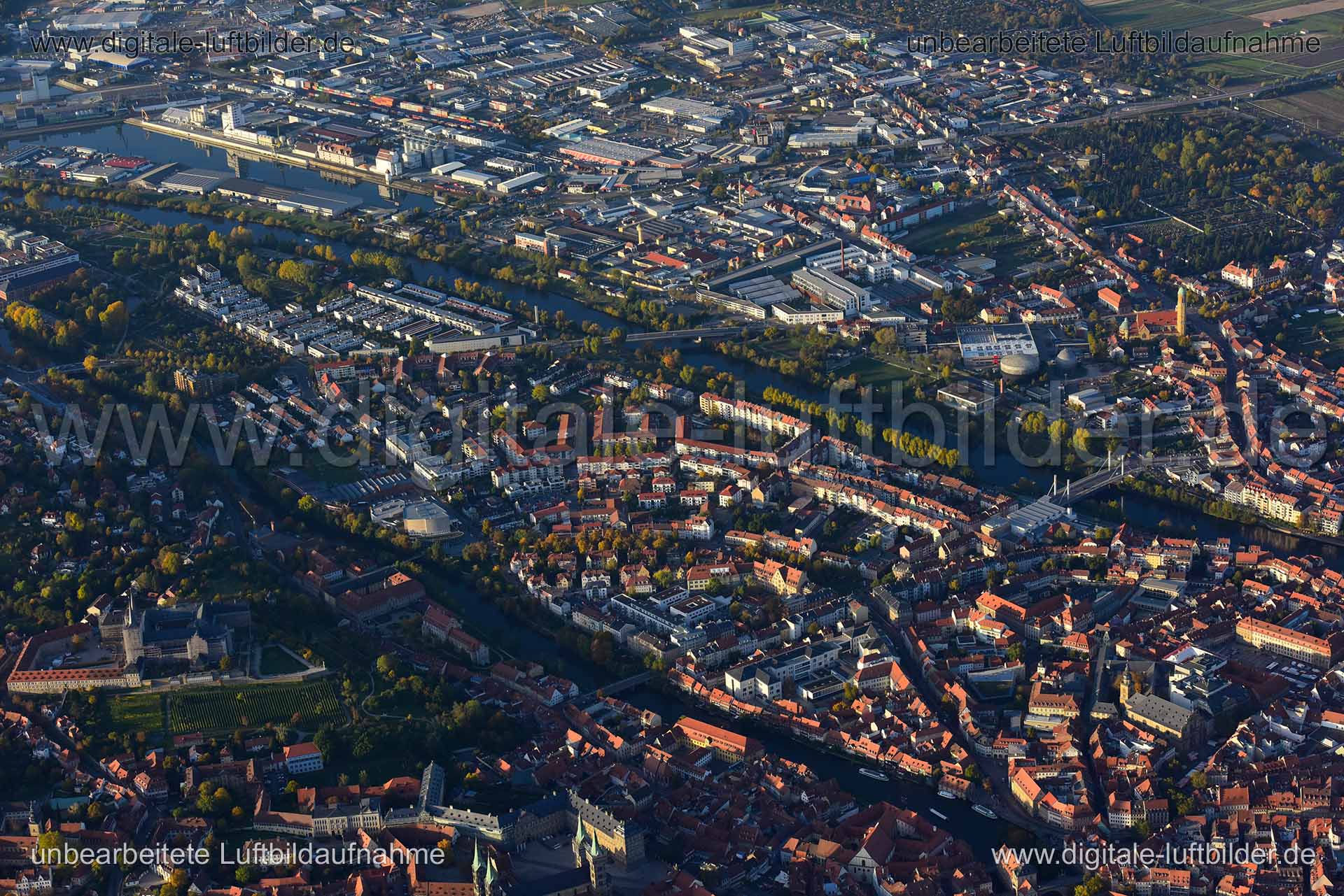 Luftaufnahme Bamberg in Bamberg | Oberfranken, Bayern