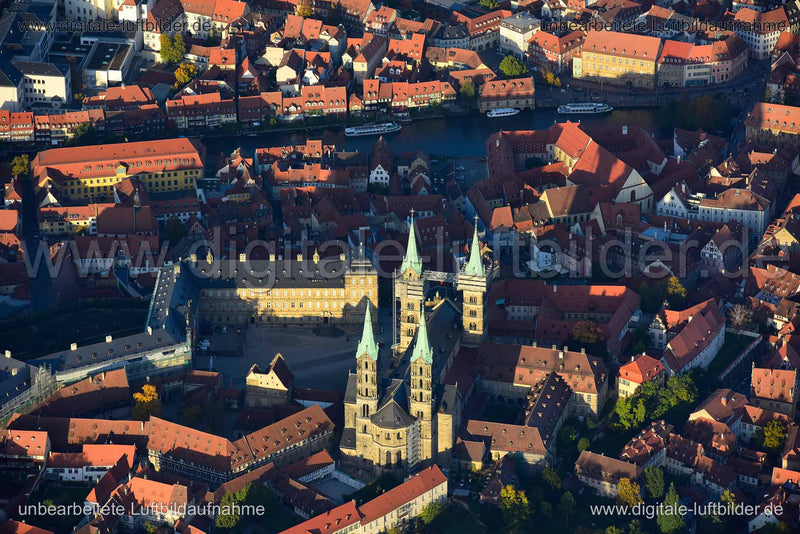 Luftaufnahme Bamberger Dom in Bamberg | Oberfranken, Bayern