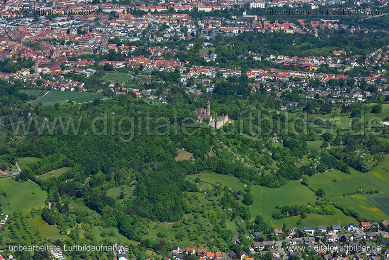 Luftaufnahme Burg Altenburg in Bamberg | Oberfranken, Bayern