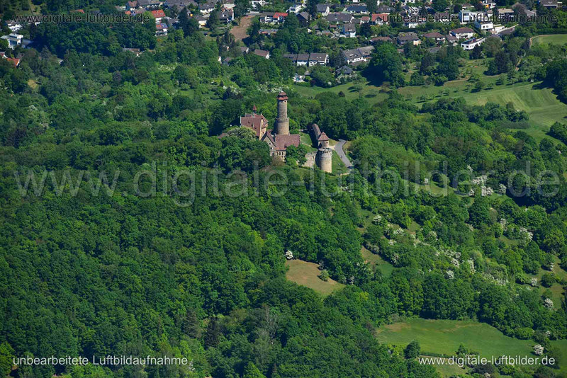Luftaufnahme Burg Altenburg in Bamberg | Oberfranken, Bayern