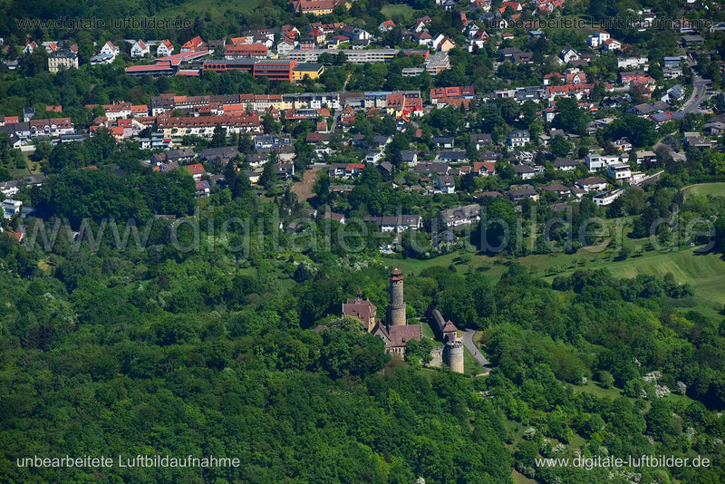 Luftaufnahme Burg Altenburg in Bamberg | Oberfranken, Bayern