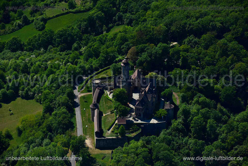 Luftaufnahme Burg Altenburg in Bamberg | Oberfranken, Bayern