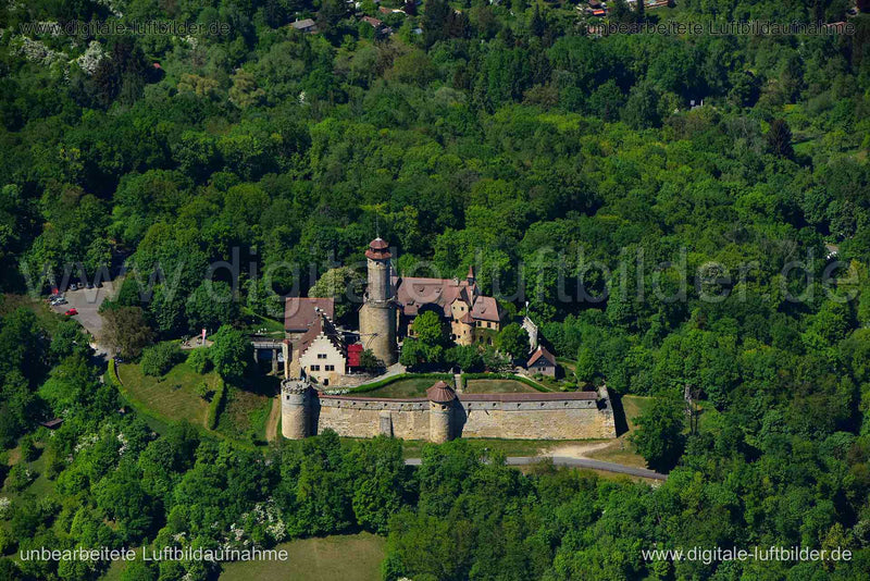 Luftaufnahme Burg Altenburg in Bamberg | Oberfranken, Bayern