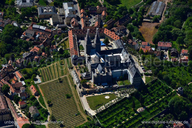 Luftaufnahme Kloster Michelsberg in Bamberg | Oberfranken, Bayern