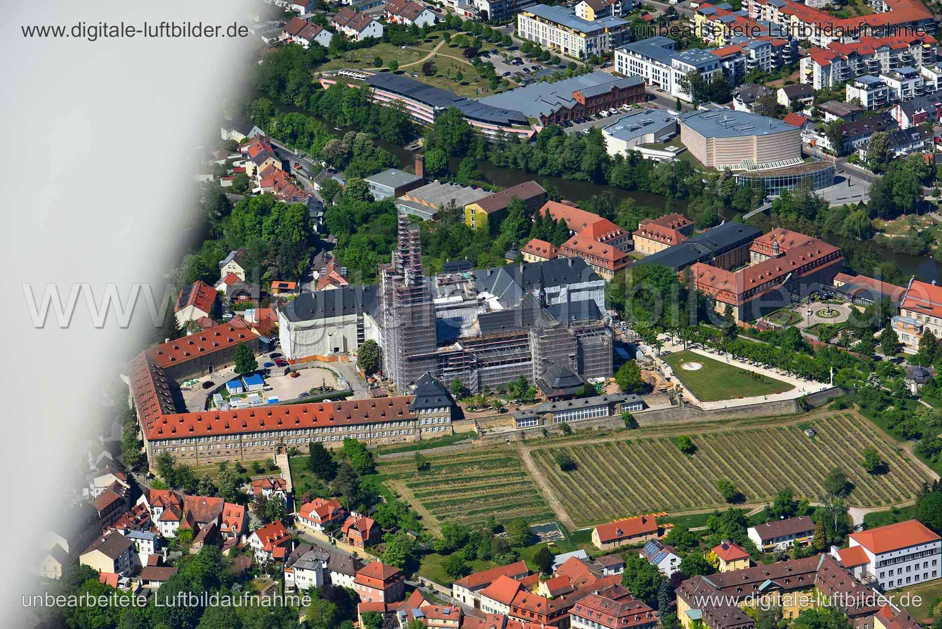 Luftaufnahme Kloster Michelsberg in Bamberg | Oberfranken, Bayern