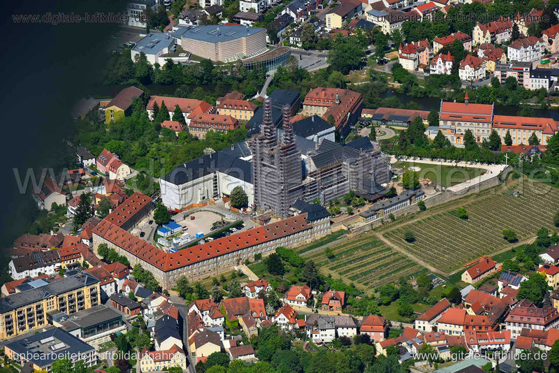 Luftaufnahme Kloster Michelsberg in Bamberg | Oberfranken, Bayern