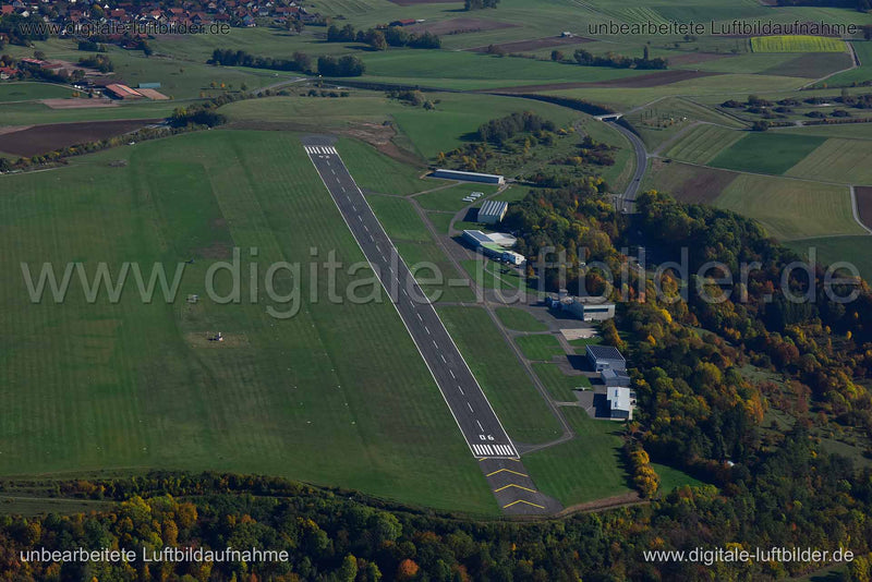 Luftaufnahme Airport in Bayreuth | Oberfranken, Bayern