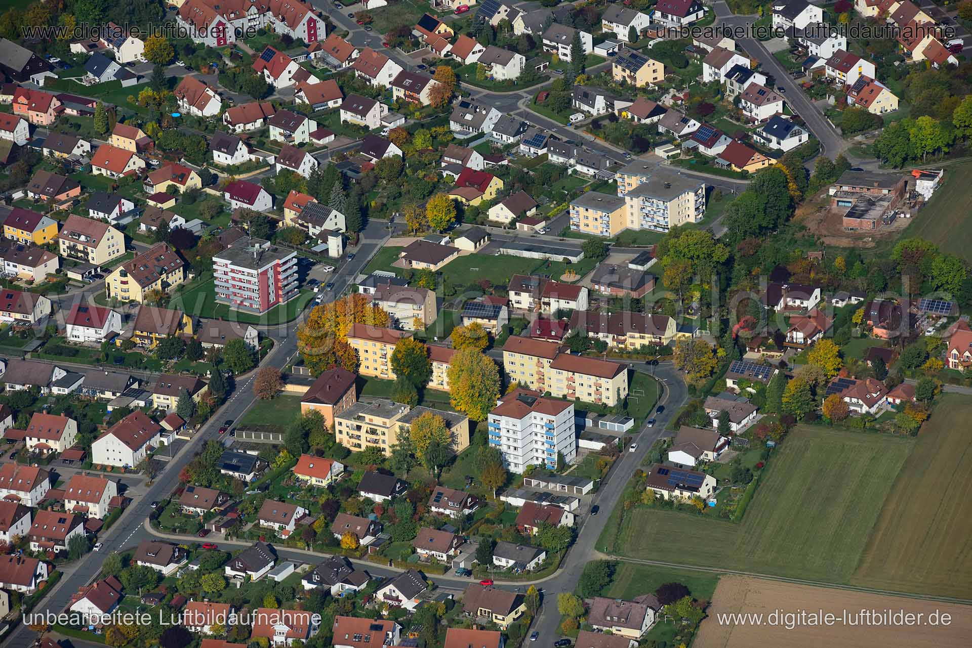 Luftaufnahme Bayreuth in Bayreuth | Oberfranken, Bayern
