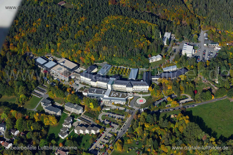 Luftaufnahme Klinik Hohe Warte in Bayreuth | Oberfranken, Bayern