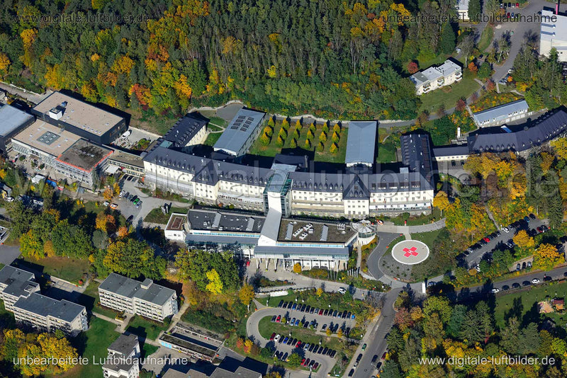 Luftaufnahme Klinik Hohe Warte in Bayreuth | Oberfranken, Bayern