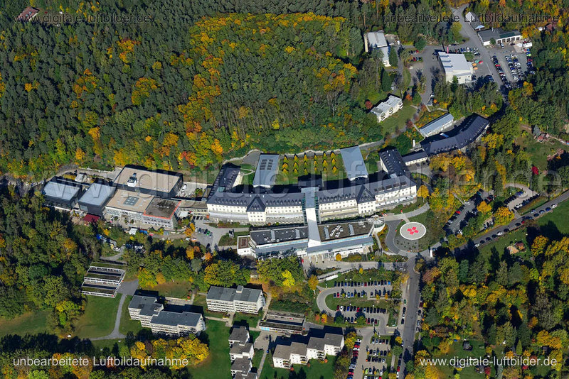 Luftaufnahme Klinik Hohe Warte in Bayreuth | Oberfranken, Bayern