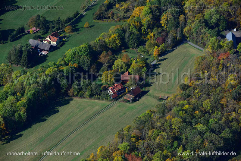 Luftaufnahme Oschenberg in Bayreuth | Oberfranken, Bayern