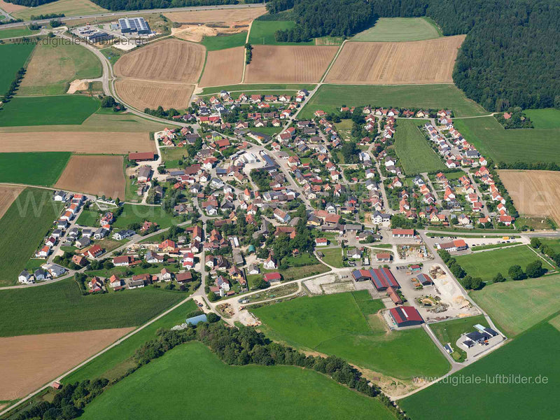 Luftaufnahme Brunn bei Beratzhausen in Beratzhausen | Oberpfalz, Bayern