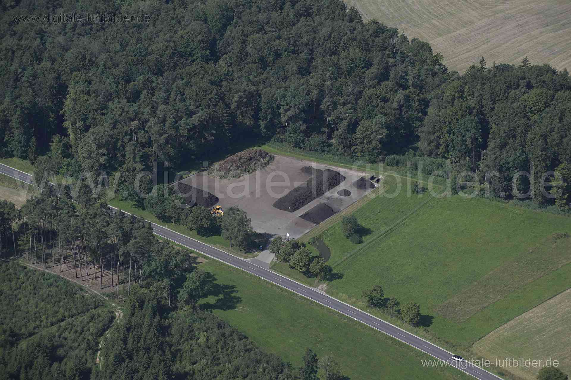 Luftaufnahme Kompostierhof Beratzhausen in Beratzhausen | Oberpfalz, Bayern