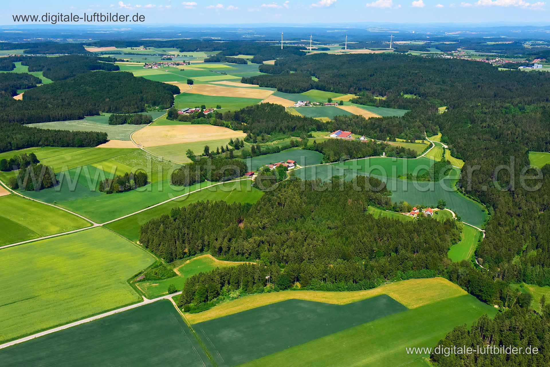 Luftaufnahme Panorama in Beratzhausen | Oberpfalz, Bayern