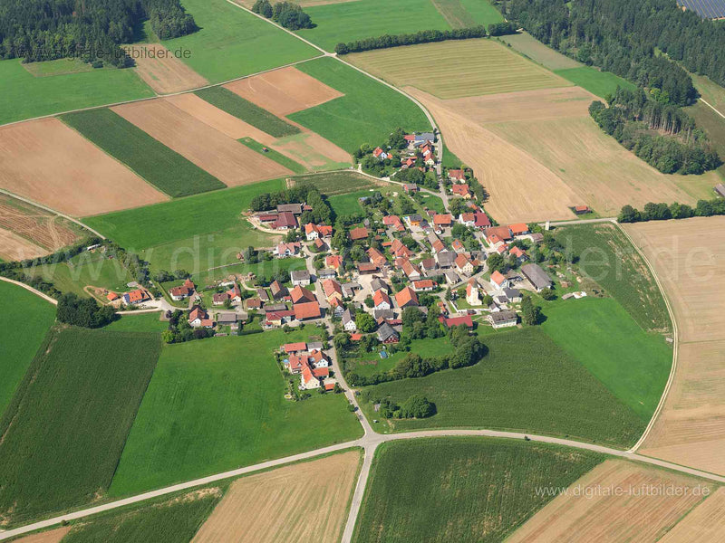 Luftaufnahme Schwarzenthonhausen in Beratzhausen | Oberpfalz, Bayern