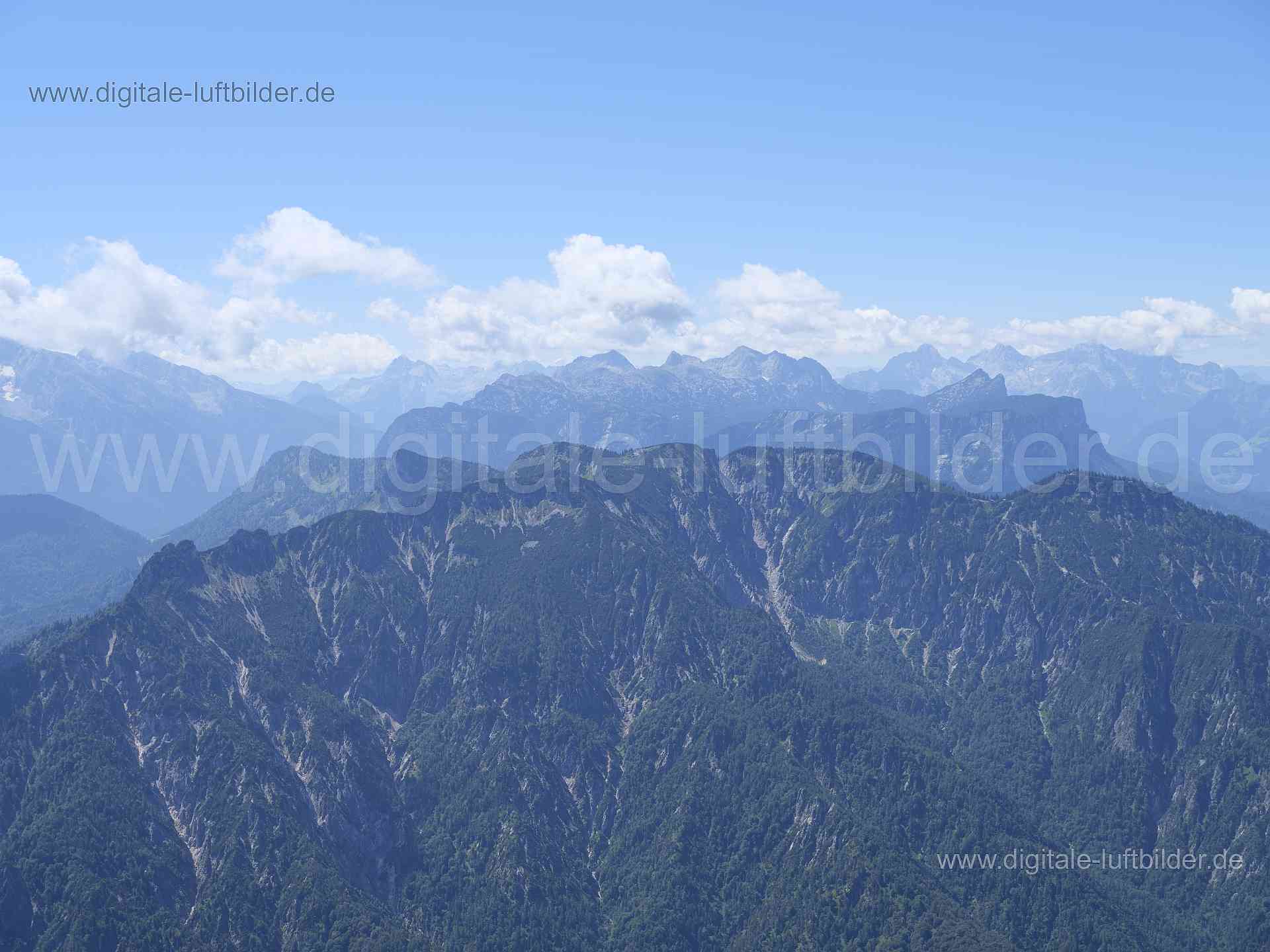 Luftaufnahme Alpen in Berchtesgaden | Oberbayern, Bayern