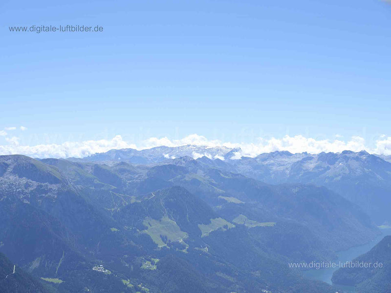 Luftaufnahme Alpen in Berchtesgaden | Oberbayern, Bayern
