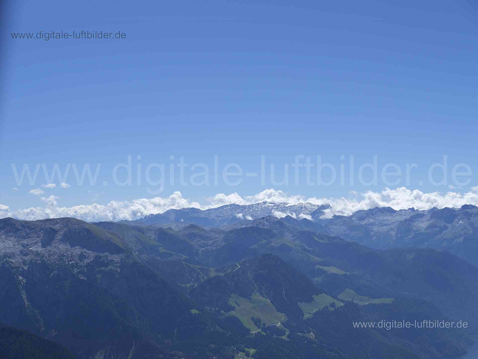 Luftaufnahme Alpen in Berchtesgaden | Oberbayern, Bayern
