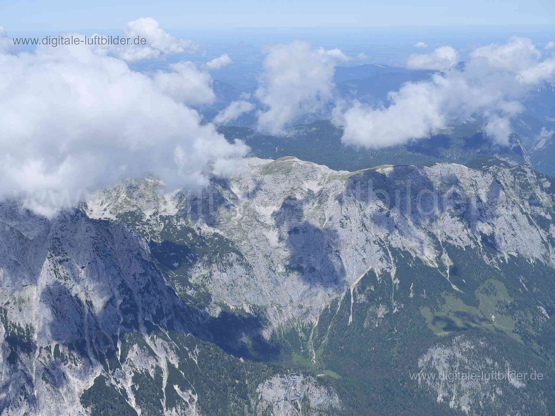 Luftaufnahme Alpen in Berchtesgaden | Oberbayern, Bayern