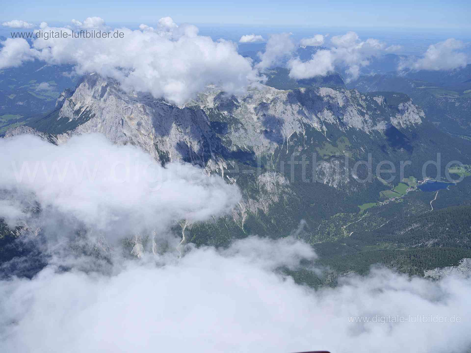 Luftaufnahme Alpen in Berchtesgaden | Oberbayern, Bayern