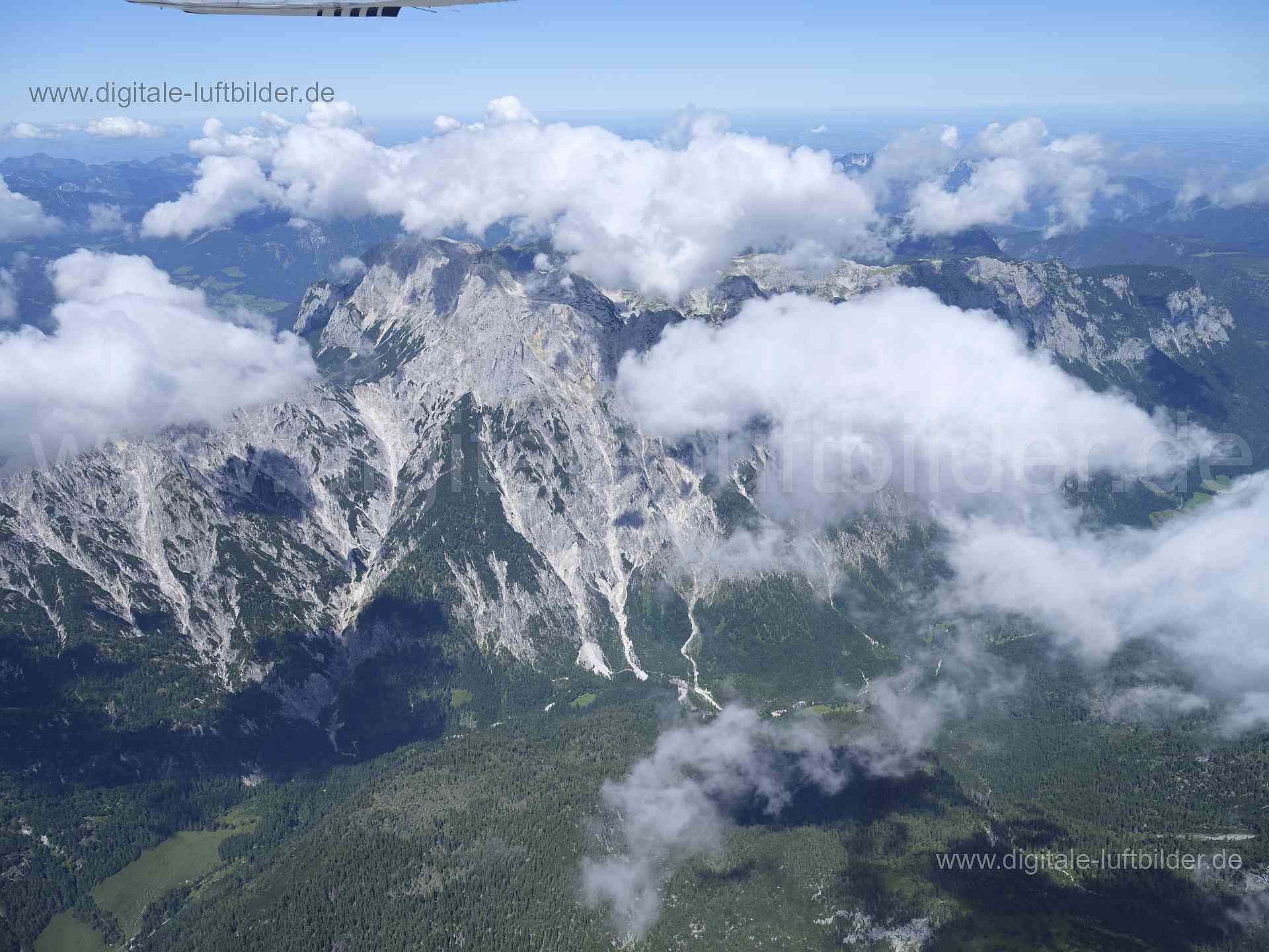 Luftaufnahme Alpen in Berchtesgaden | Oberbayern, Bayern