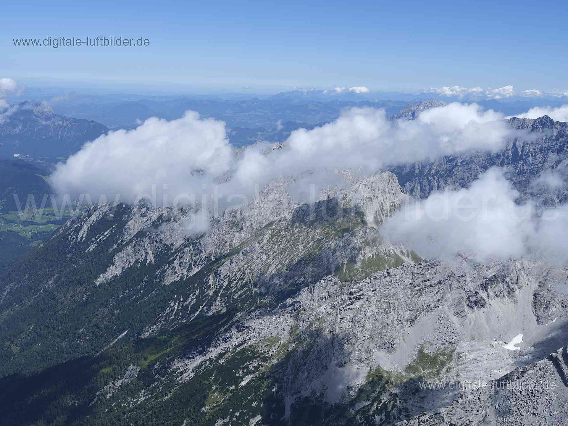 Luftaufnahme Alpen in Berchtesgaden | Oberbayern, Bayern