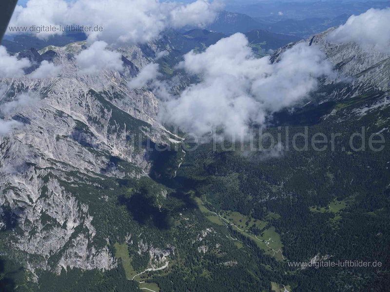 Luftaufnahme Alpen in Berchtesgaden | Oberbayern, Bayern