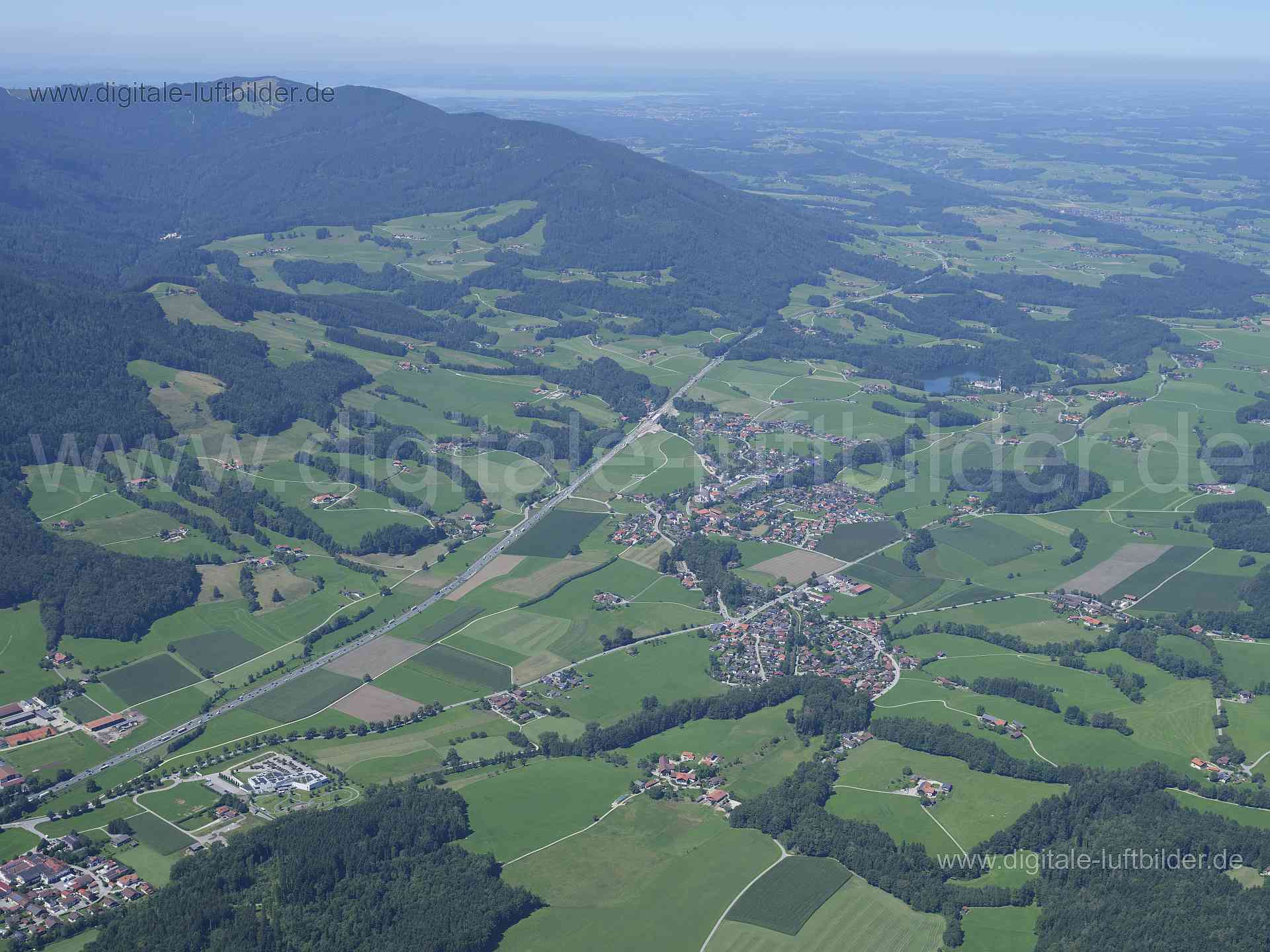 Luftaufnahme Anger, Reitberg in Berchtesgaden | Oberbayern, Bayern