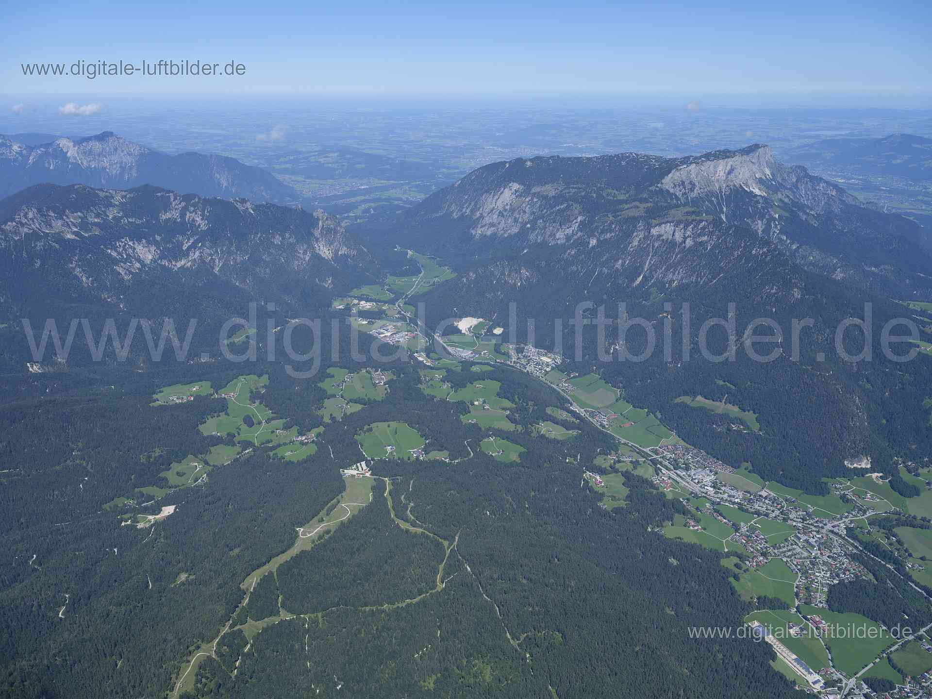Luftaufnahme Berchdesgardener Land in Berchtesgaden | Oberbayern, Bayern