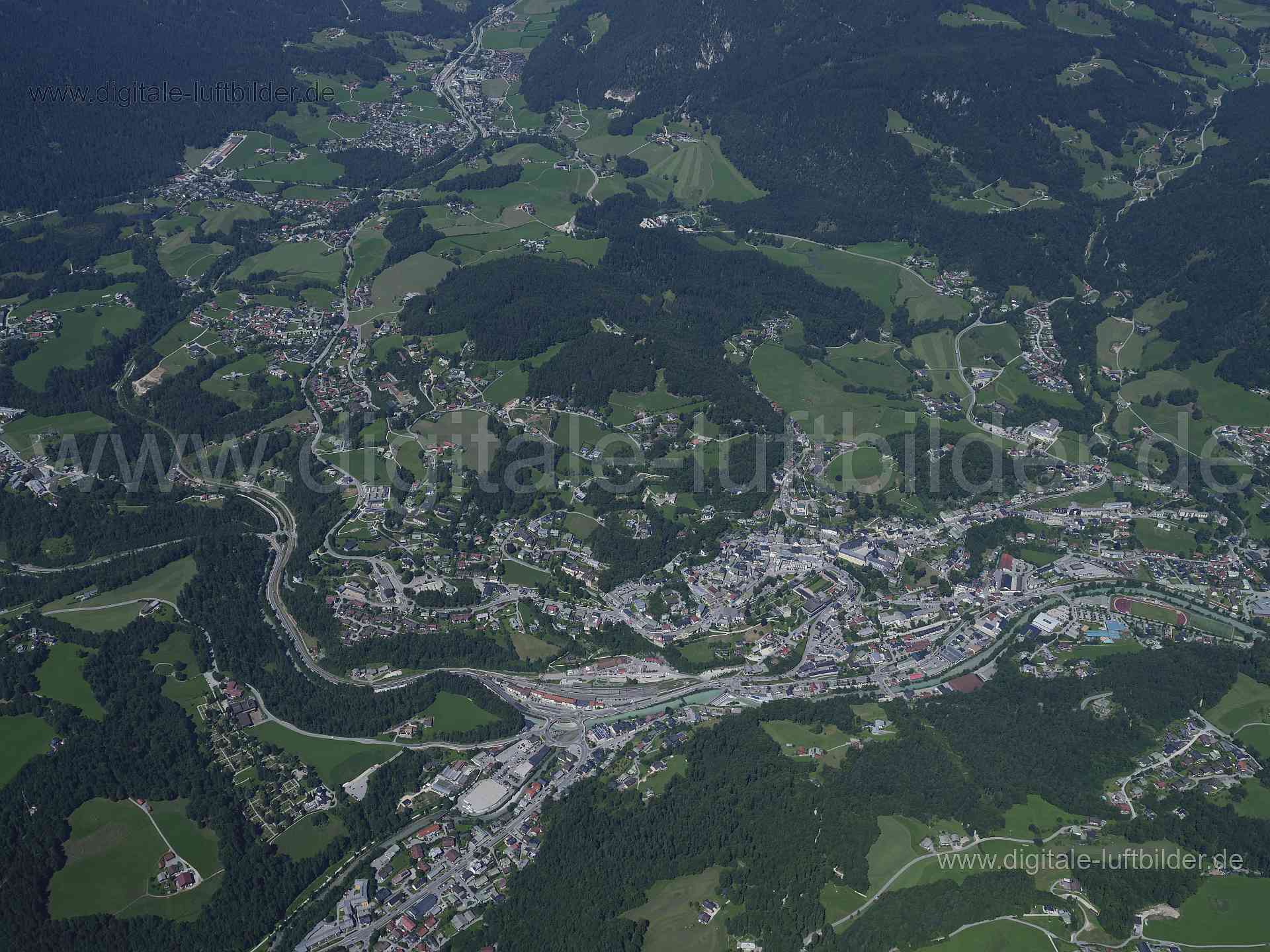Luftaufnahme Berchtesgaden in Berchtesgaden | Oberbayern, Bayern