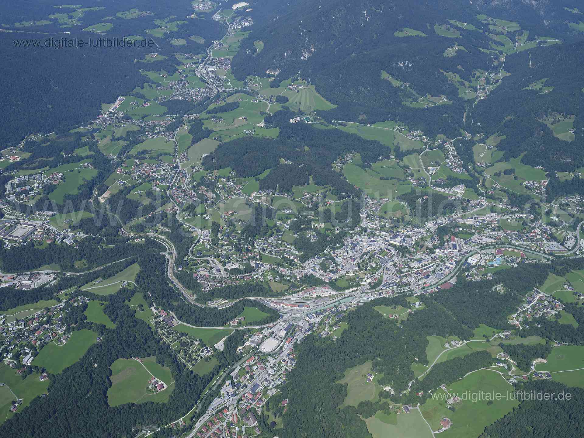 Luftaufnahme Berchtesgaden in Berchtesgaden | Oberbayern, Bayern