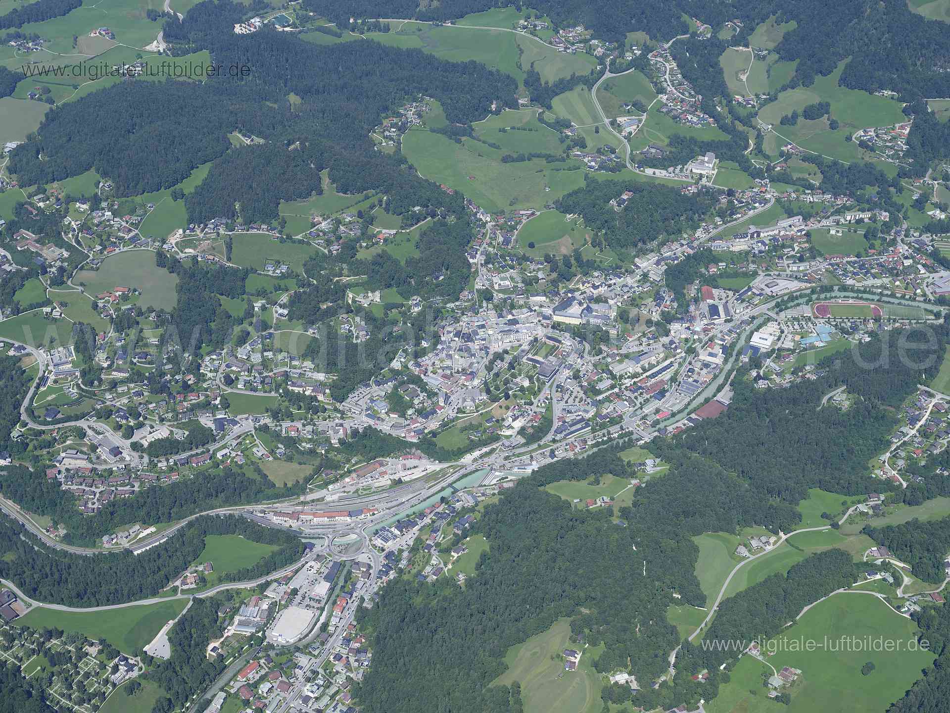 Luftaufnahme Berchtesgaden in Berchtesgaden | Oberbayern, Bayern