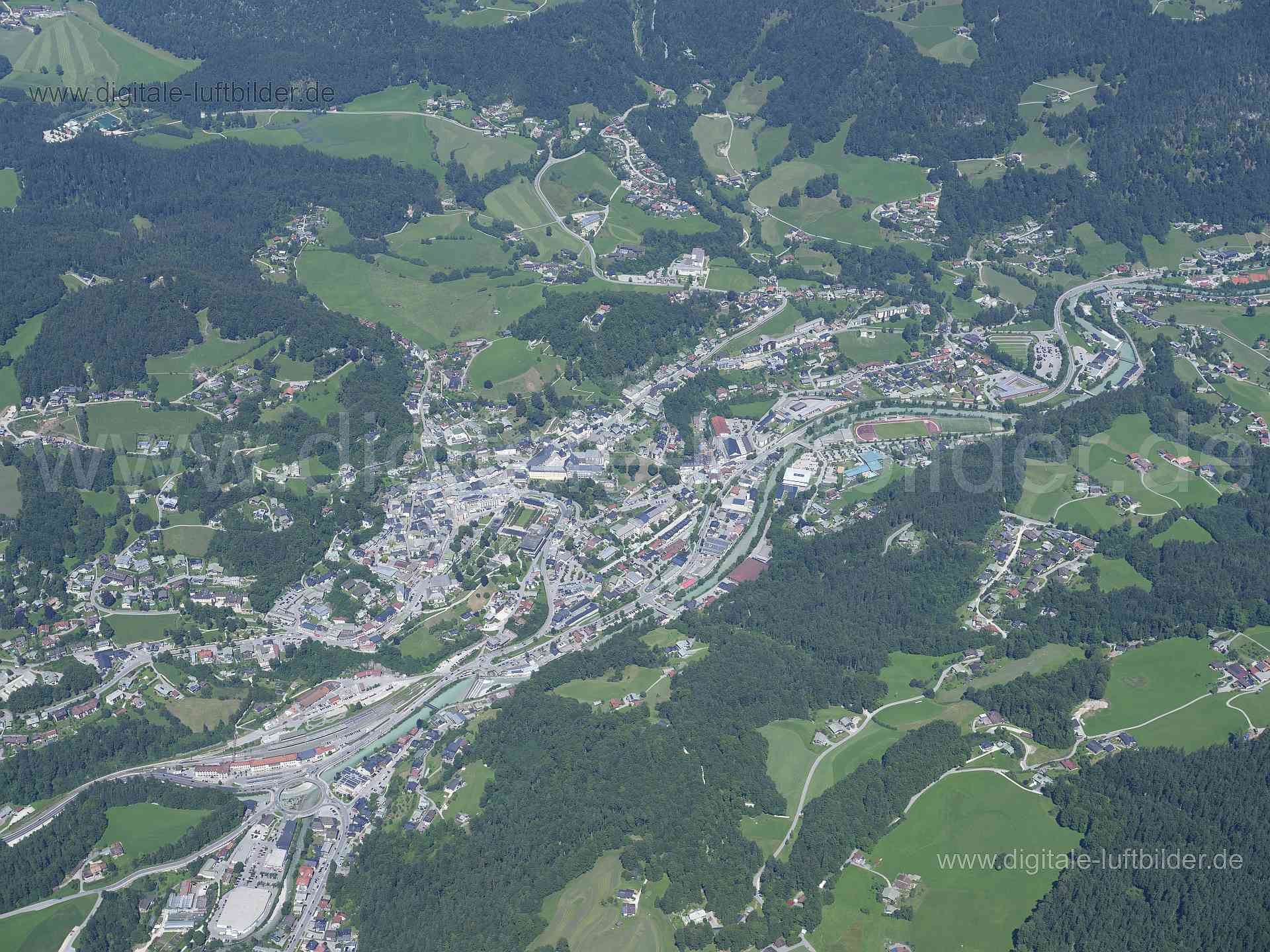 Luftaufnahme Berchtesgaden in Berchtesgaden | Oberbayern, Bayern