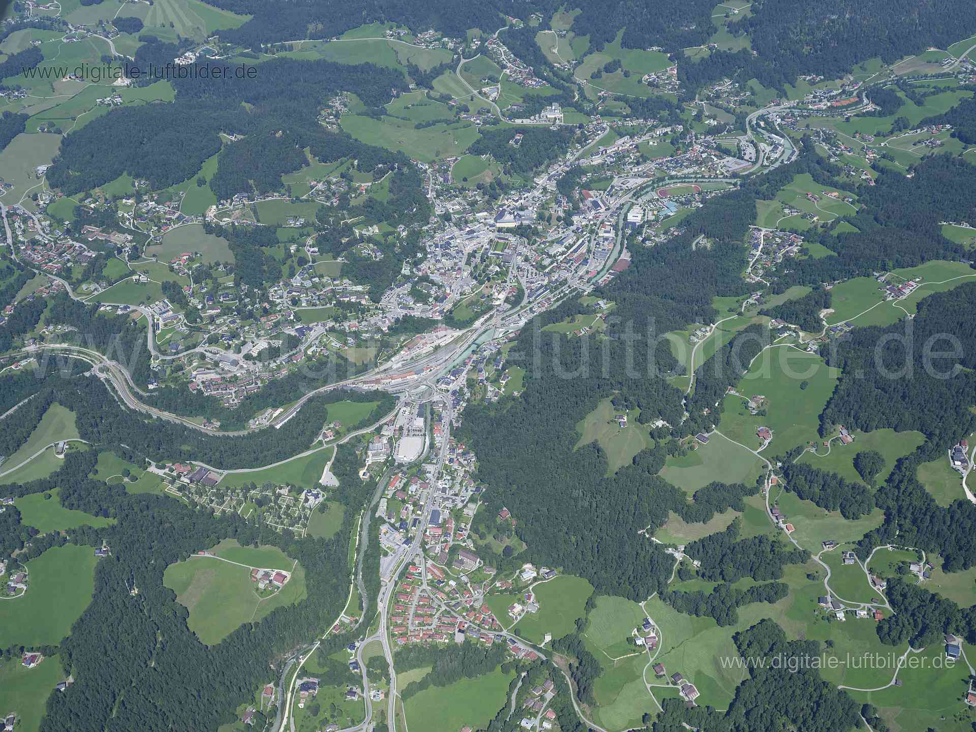 Luftaufnahme Berchtesgaden in Berchtesgaden | Oberbayern, Bayern